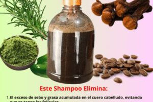 Shampoo Casero para las Canas y el Crecimiento del Cabello: Receta Natural y Efectiva