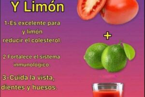 Jugo de tomate con limón: beneficios y propiedades para tu salud