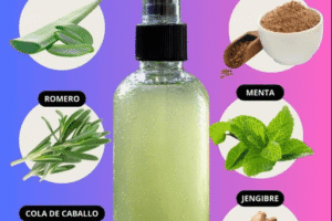 Tónico Natural para el Crecimiento del Cabello y las Cejas: Potencia la Regeneración Capilar con Ingredientes Naturales